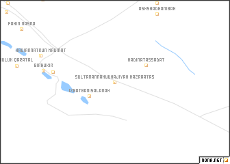 map of Mazra‘at as Sulţān an Namūdhajīyah